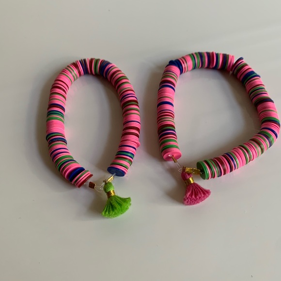 Handmade beaded bracelets with tassel - Picture 3 of 4